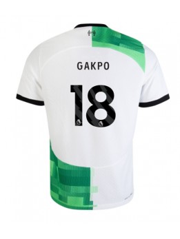 Liverpool Cody Gakpo #18 Gostujuci Dres 2023-24 Kratak Rukavima